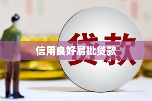 明光信用良好易批贷款