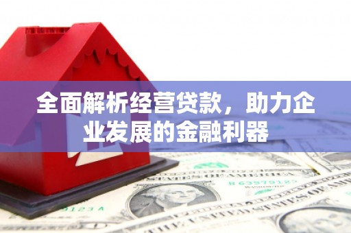 明光全面解析经营贷款，助力企业发展的金融利器