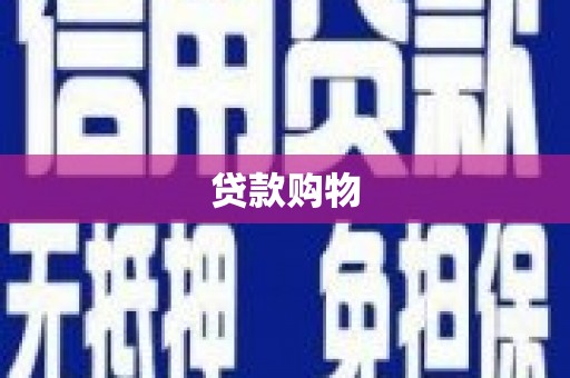 明光贷款购物