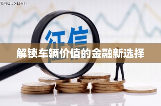 明光解锁车辆价值的金融新选择