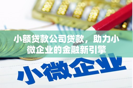 明光小额贷款公司贷款，助力小微企业的金融新引擎