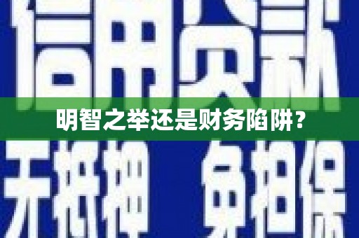 明光明智之举还是财务陷阱？