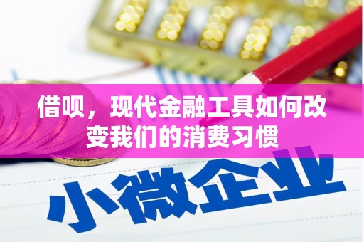 明光借呗，现代金融工具如何改变我们的消费习惯