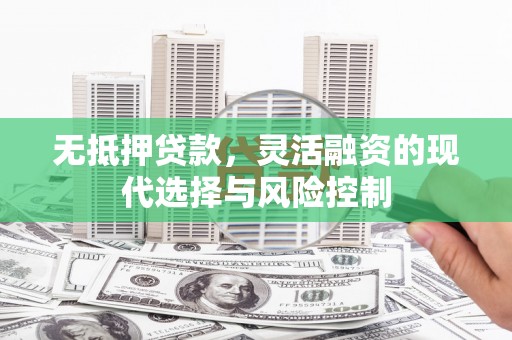 明光无抵押贷款，灵活融资的现代选择与风险控制