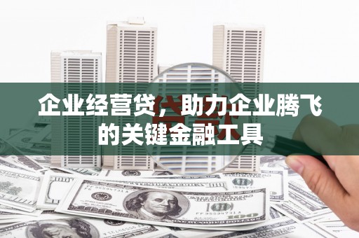 明光企业经营贷，助力企业腾飞的关键金融工具