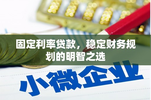 明光固定利率贷款，稳定财务规划的明智之选