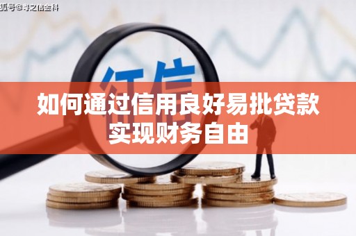 明光如何通过信用良好易批贷款实现财务自由