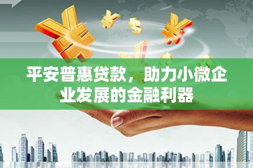 明光平安普惠贷款，助力小微企业发展的金融利器