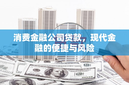 明光消费金融公司贷款，现代金融的便捷与风险