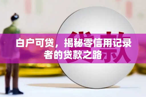 明光白户可贷，揭秘零信用记录者的贷款之路