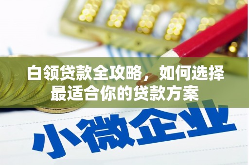 明光白领贷款全攻略，如何选择最适合你的贷款方案